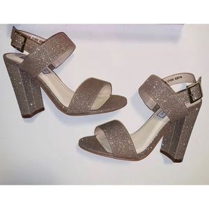 Touch Ups Glitter Block Heel